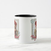 Doll ,voor kerstmis , kerst, mok (Midden)