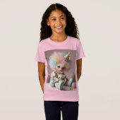 Doll with a Kitten, Collectie van Natasha Us T-shirt (Voorkant volledig)