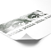 Dolla Dolla Bill Yall George Washington Dollar Mon Foto Afdruk (Hoek)