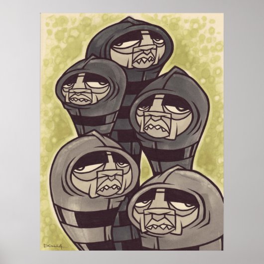 DOLLA kruipt poster (Voorkant)