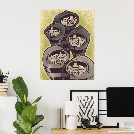 DOLLA kruipt poster (Thuiskantoor)