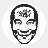 Dolla Lama Ronde Sticker (Voorkant)