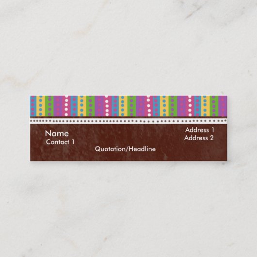 Dolla Mini Visitekaartje (Voorkant)