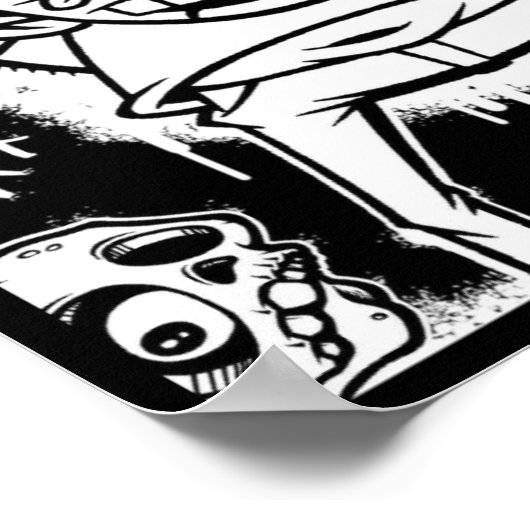 DOLLA/SKULLIE-poster Poster (Hoek)