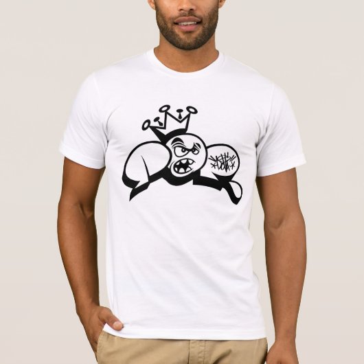 DOLLA VERVOLGT LABEL T T-SHIRT (Voorkant)