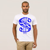 Dollair Sign - Blauw T-shirt (Voorkant volledig)