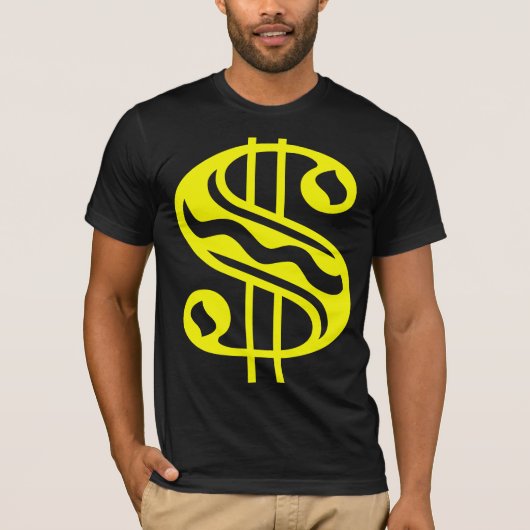 Dollair Sign - Geel T-shirt (Voorkant)