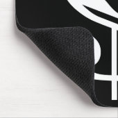 Dollair Sign - White Muismat (Hoek)