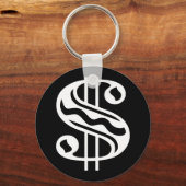 Dollair Sign - White Sleutelhanger (Voorkant)