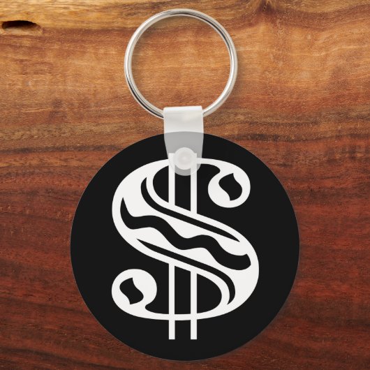 Dollair Sign - White Sleutelhanger (Voorkant)