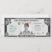 Dollar Bill, beruchte hiphop Rap, nep geld Kaart (Voorkant)