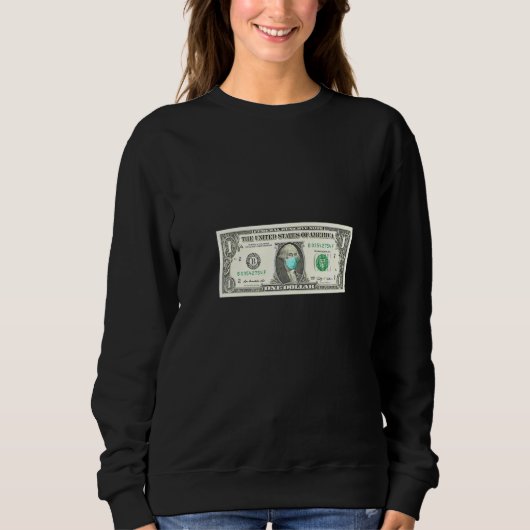 Dollar Bill met een masker Trui (Voorkant)