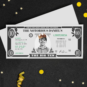 Dollar Bill, Notorious Hip Hop Rap, Nepgeld Kaart