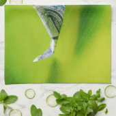 Dollar bill origami Elephant on Green background Theedoek (Gevouwen)