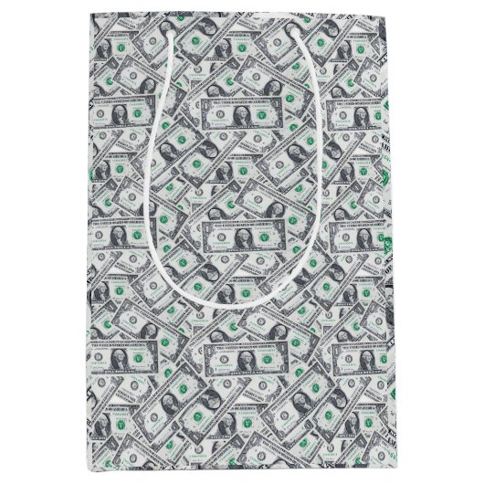 Dollar Bills Medium Cadeauzakje (Voorkant)