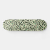 Dollar bills Money Persoonlijk Skateboard (Horizontaal)