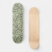 Dollar bills Money Persoonlijk Skateboard (Voorkant)