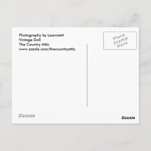 dollar briefkaart (Achterkant)