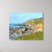 Dollar Cove Cornwall Engeland Poldark Locatie Canvas Afdruk (Voorkant)