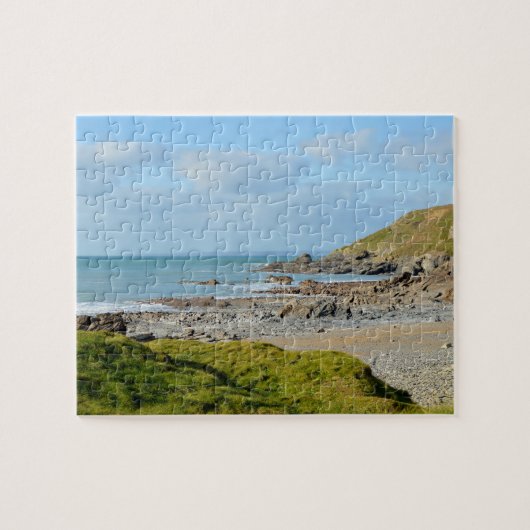 Dollar Cove Cornwall Engeland Poldark Locatie Legpuzzel (Horizontaal)