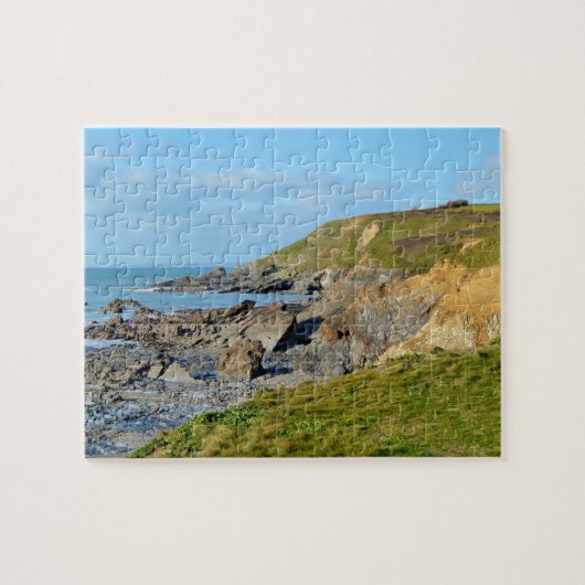 Dollar Cove Cornwall England Poldark Location Legpuzzel (Horizontaal)