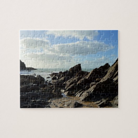 Dollar Cove Cornwall England Poldark Location Legpuzzel (Horizontaal)