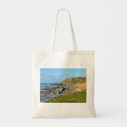 Dollar Cove Cornwall England Poldark Location Tote Bag (Voorkant)
