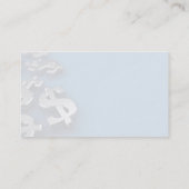 Dollar Currency Symbolen Visitekaartje (Achterkant)