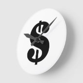 Dollar | Eenvoudig potlood-alfabet Ronde Klok (Hoek)