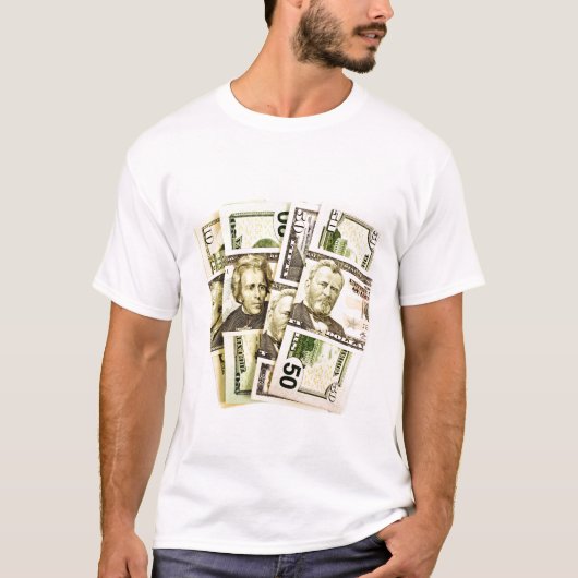 Dollar geld t-shirt (Voorkant)