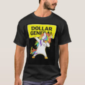 Dollar General Dollar General Unicorn Dabbing Unis T-shirt (Voorkant)
