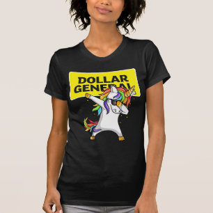 Dollar General Unicorn Dabbing T-Shirt