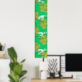 Dollar-groei grafiek van de VS. Poster (Thuiskantoor)