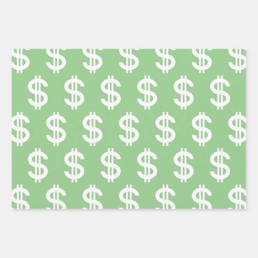 Dollar Inpakpapier Vel (Voorkant 3)