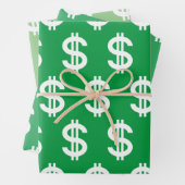 Dollar Inpakpapier Vel (In situ)