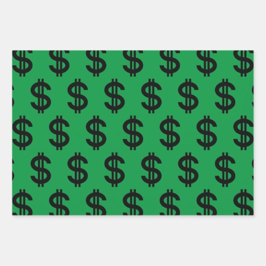 Dollar Inpakpapier Vel (Voorkant 2)