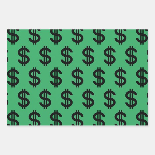 Dollar Inpakpapier Vel (Voorkant)