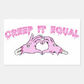 Dollar Is My Sign – Hot Pink Hustle Design Rechthoekige Sticker (Voorkant)