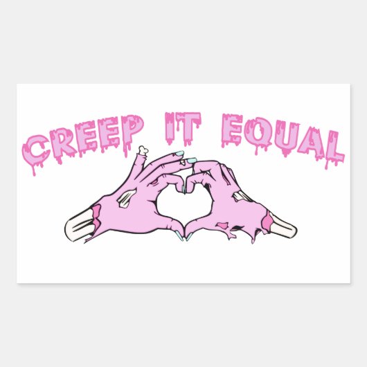 Dollar Is My Sign – Hot Pink Hustle Design Rechthoekige Sticker (Voorkant)