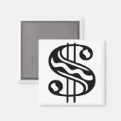 Dollar Magneet (Voorkant / Achterkant)