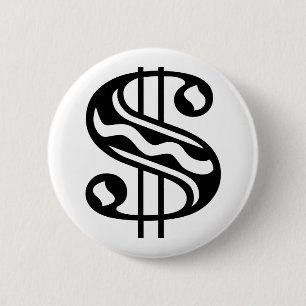 Dollar Ronde Button 5,7 Cm