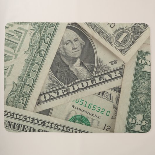DOLLAR SHERPA DEKEN (Voorkant (horizontaal))