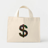 Dollar Sign Bag Mini Tote Bag (Voorkant)