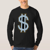 Dollar Sign Cool Meer geld T-shirt (Voorkant)