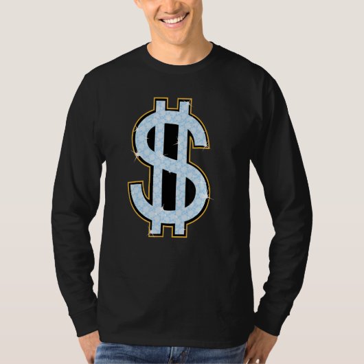 Dollar Sign Cool Meer geld T-shirt (Voorkant)