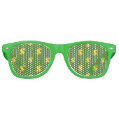 Dollar sign pattern Adult Party Shades Retro Zonnebril (Voorkant)