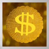 dollar sign poster (Voorkant)