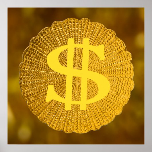 dollar sign poster (Voorkant)