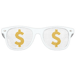 Dollar sign retro zonnebril