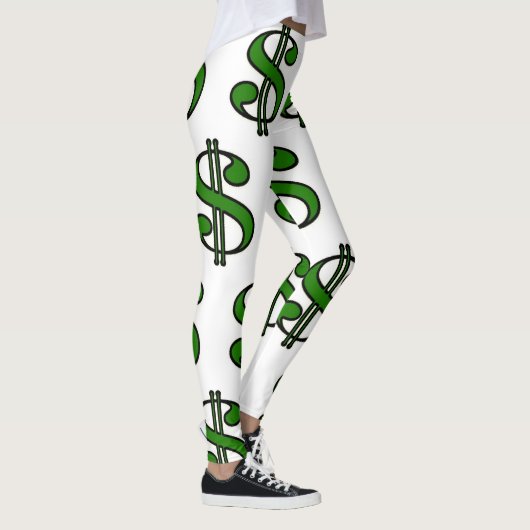 ***DOLLAR SIGNE GALORE** LEGGINGS (Rechts)
